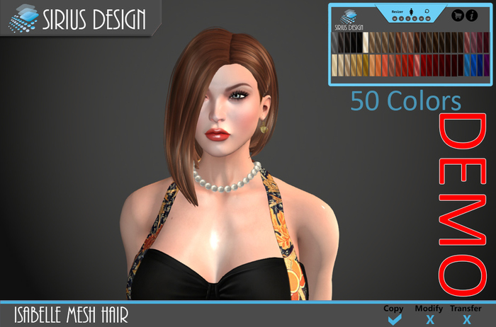 Sirius Design Isabella Mesh Hair Boxed==DEMO==