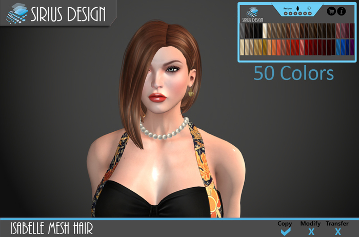 Sirius Design Isabella Mesh Hair Boxed