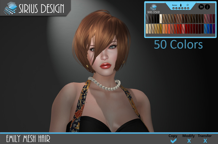 Sirius Design Emily Mesh Hair Boxed