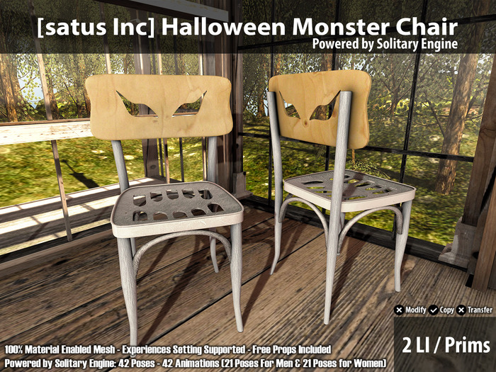 [satus Inc] Halloween Monster Chair