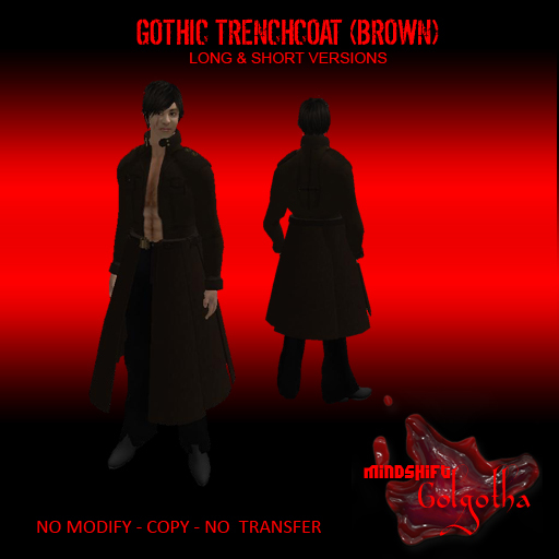 Mindshift - Gothic Trenchcoat (Brown)