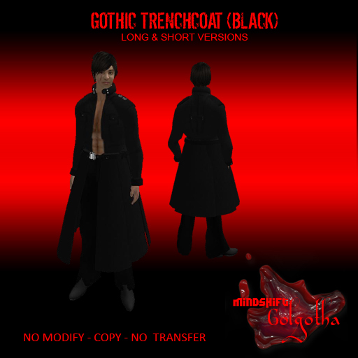 Mindshift - Gothic Trenchcoat (Black)