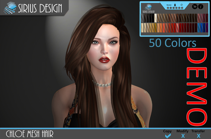 Sirius Design Chloe Mesh Hair Boxed ==DEMO==