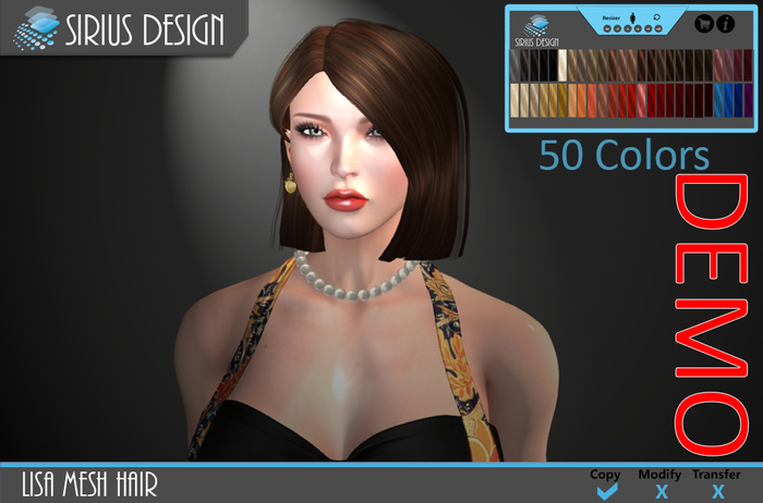 SiriSirius Design Lisa Mesh Hair Boxed ==DEMO==