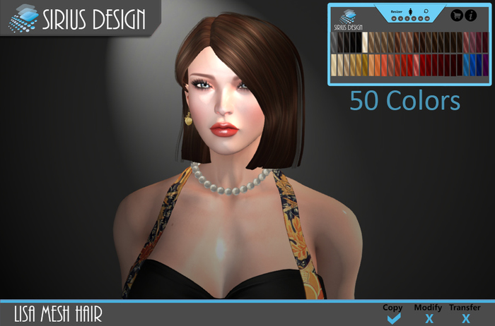 Sirius Design Lisa Mesh Hair Boxed