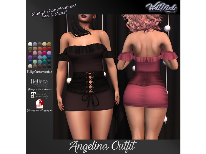 [WellMade] Angelina Outfit
