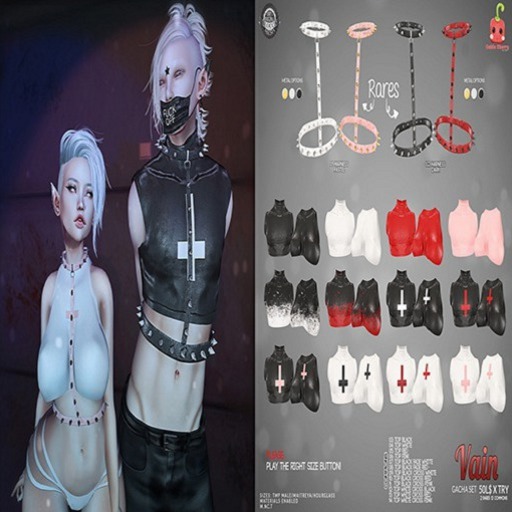02[Cubic Cherry]{Vain}Harness (Maitreya) dark pack (BOX) RARE
