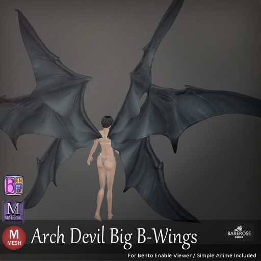 ::: B@R ::: Arch Devil Big B-Wings (Bento Wings)