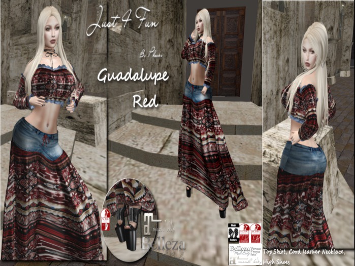 J4F Guadalupe Red Outfit