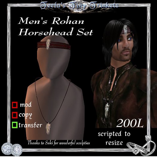 !~TTT~! Men's Rohan Horsehead Set