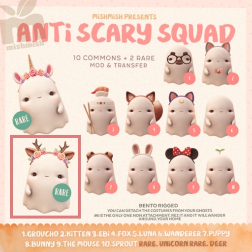 MishMish - Anti Scary Squad - Deer RARE
