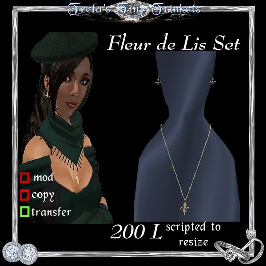 !~TTT~! Fleur de Lis Set