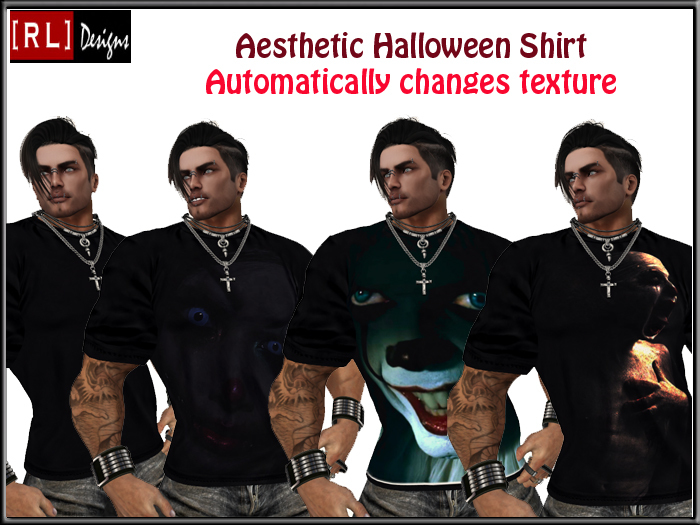 [ RL ] Designs - Aesthetic Halloween Clown T-Shirt  *BAG*