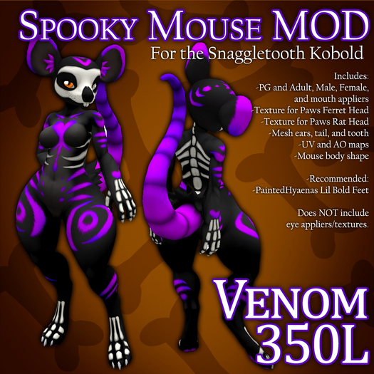 MOOPA Inc. Spooky Mouse Venom MOD for Kobold (BOX)