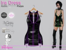 Ira Dress Gothic Purple
