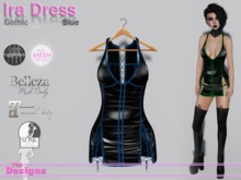 Ira Dress Gothic Blue