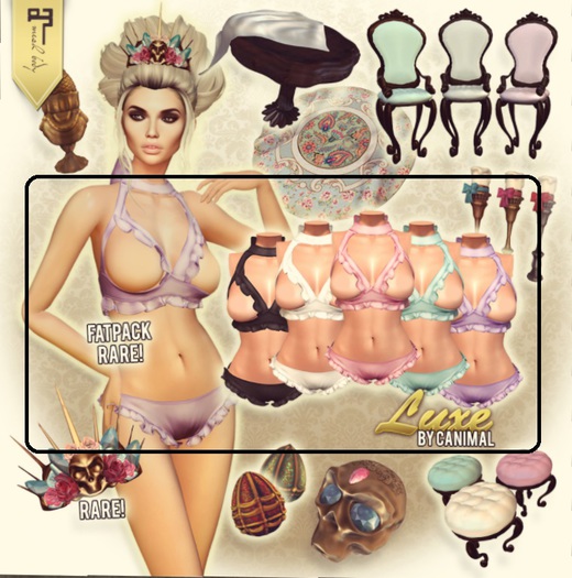 [Canimal] Luxe Lingerie FATPACK (RARE!)