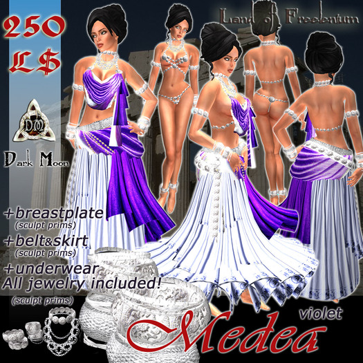 *DM* Medea violet - for Ancient Greek Romani Jitan Arabic Athenian Goddess