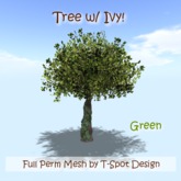 T-Spot Mesh - Tree w/ Ivy Cover - Green - LI=5.1