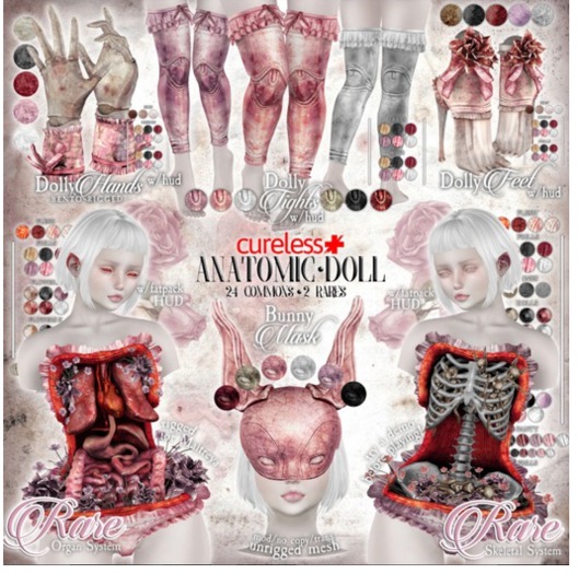 CURELESS [+] Anatomic Doll / Bunny Mask / LILAC