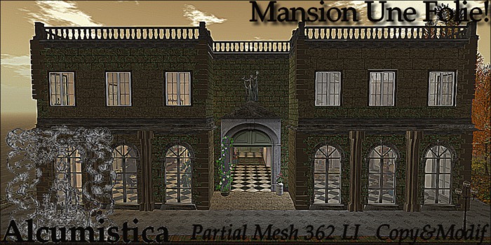ALCUMISTICA Mansion Une Folie! (boxed)
