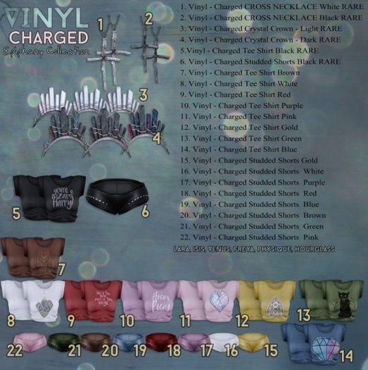 Vinyl - Charged Crystal Crown Pak Light RARE