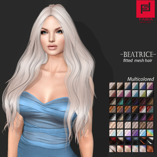 -FABIA- Mesh Hair  <Beatrice> Multicolored Tones