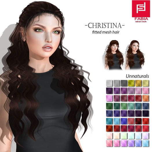-FABIA- Mesh Hair  <Christina>Unnaturals Tones