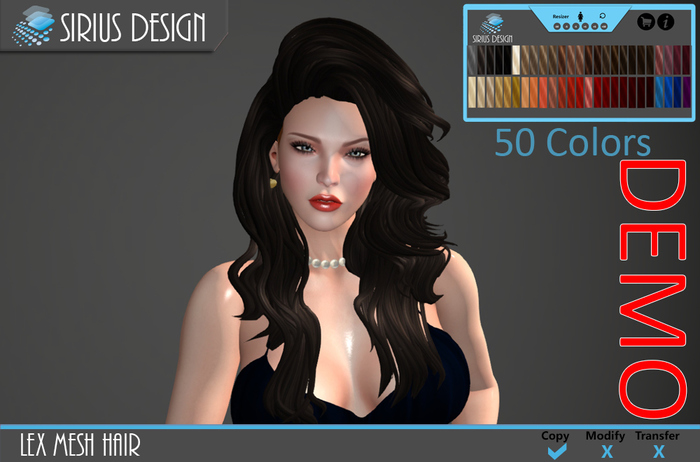 Sirius Design Lex Mesh Hair Boxed ==DEMO==