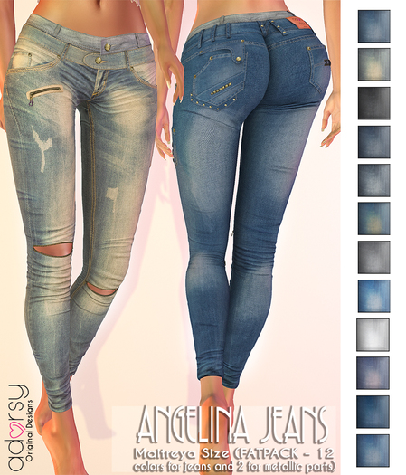 adorsy - Angelina Denim Jeans Fatpack - Maitreya