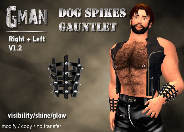 GMan Gauntlet - Dog Spikes