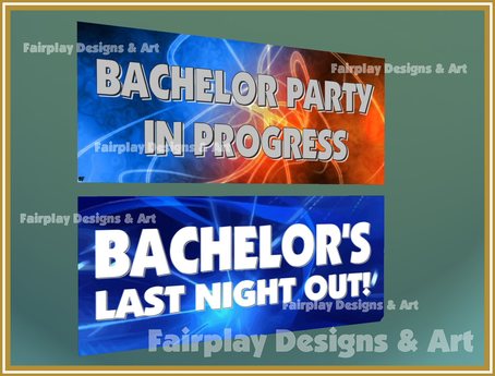 Second Life Marketplace - BACHELOR'S LAST NIGHT OUT Party BannerRESIZE