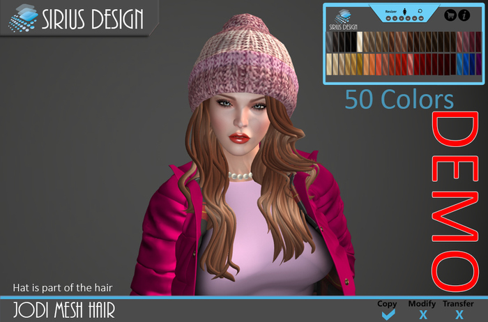 Sirius Design Jodi Mesh Hair Boxed ==DEMO==