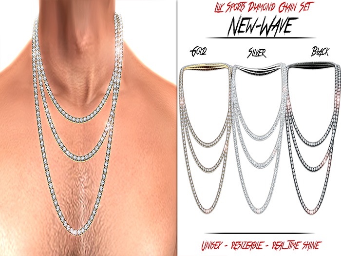 [NW] Lux Sports Diamond Set Gold (Wear Me)