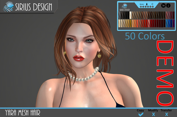 Sirius Design Yara Mesh Hair Boxed ==DEMO==