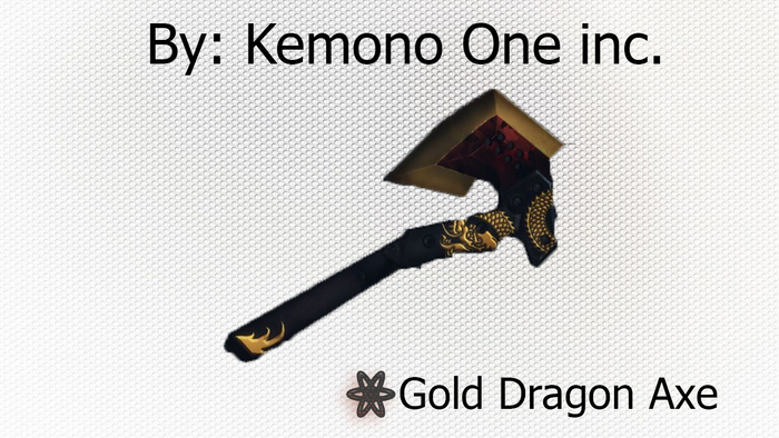 Gold Dragon Axe