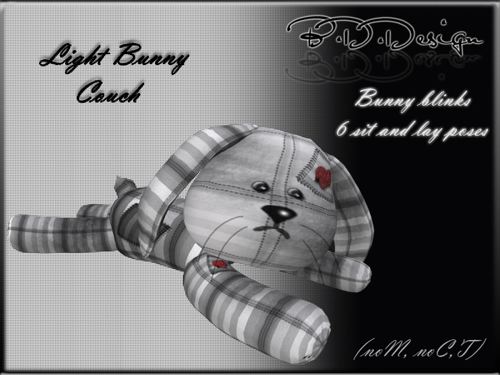.::B.D.D::. Light Bunny couch