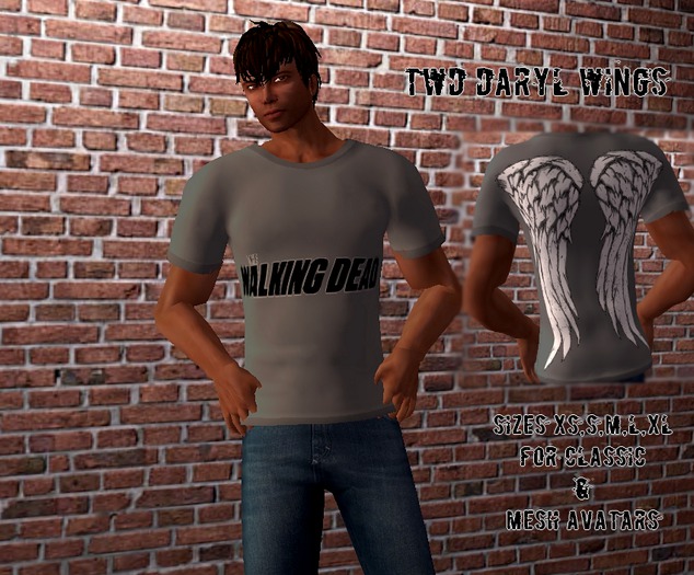 TWD Daryl Wings Mens T-shirt