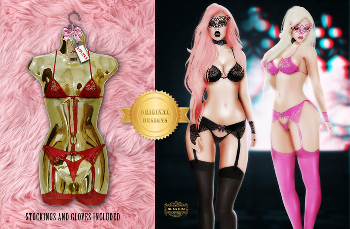 BLAXIUM "Sama" Lingerie Rouge [Appliers]