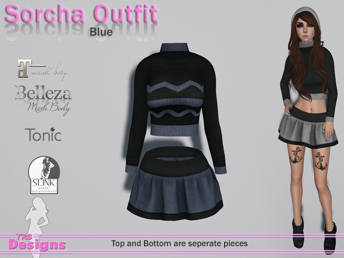 Sorcha Outfit Blue