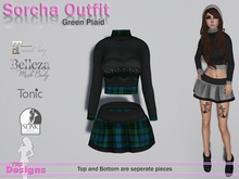 Sorcha Outfit Green Plaid