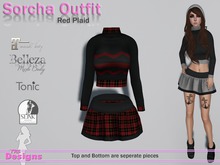 Sorcha Outfit Red Plaid