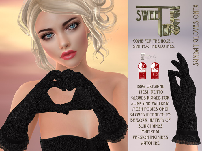 Sweet Tea Sunday Gloves Onyx (add me )