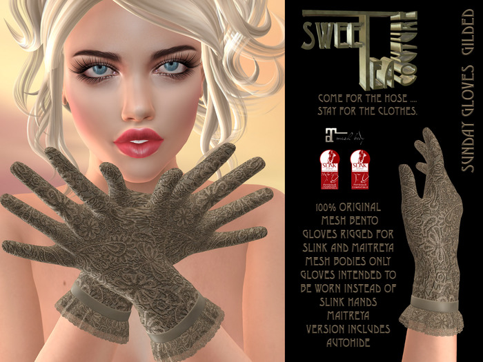 Sweet Tea Sunday Gloves  Gilded (add me )