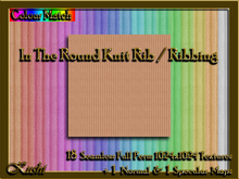 !Kushi! InTheRoundKnitRIB Textures -WEAR TO UNPACK