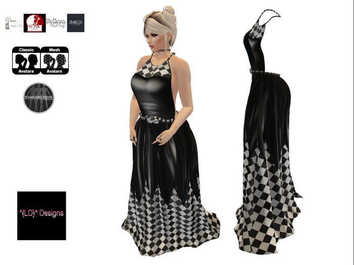 *{LD}* Leticia Gown - Black