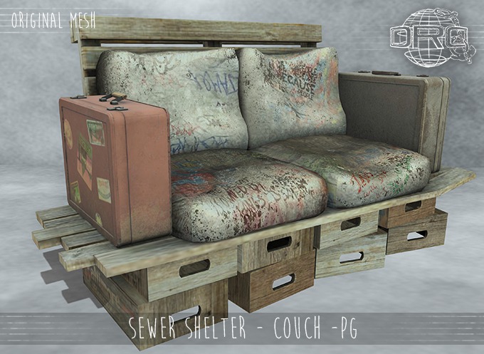 -DRD- PA - Sewer Shelter - Couch - PG