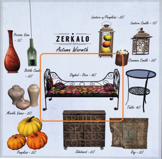 [ zerkalo ] Autumn Warmth - Daybed - RARE