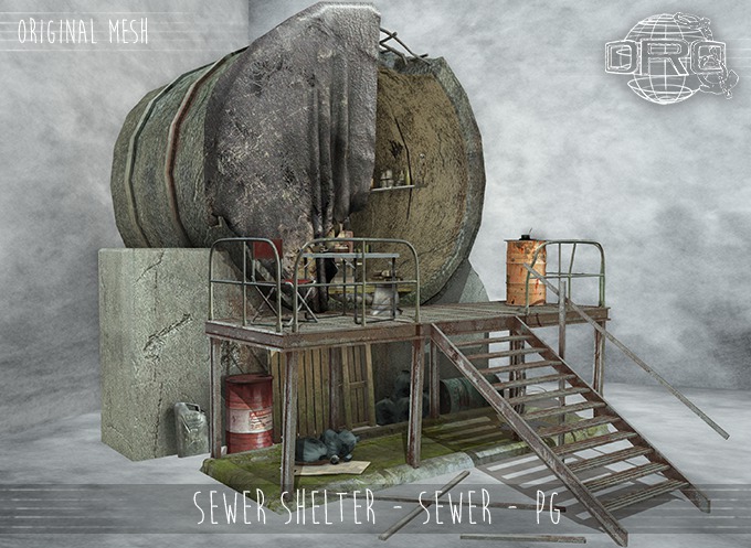 -DRD- Sewer Shelter Set - PG