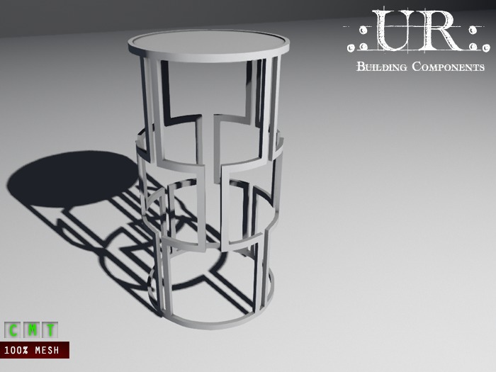 .:UR:. Modern Side Table II (full perm mesh)